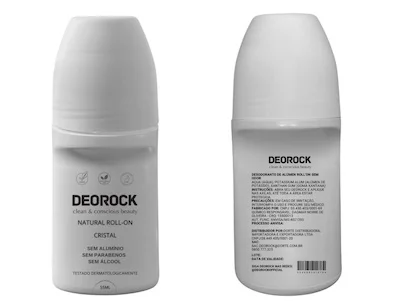 DESODORANTE ROLLON CRISTAL DEOROCK - 55ML
